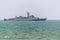 Thai Warships Moored in Sea