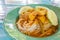 Thai white vermicelli and Fish organs sour soup