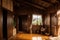 Thai wooden house interiors