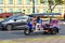 Thailand. Bangkok. January 2020. National transport tuk tuk in Thailand. Taxi in Asia. Open the machine to transport people.