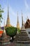 Thailand Bangkok Wat Pho Temple\'s chedis