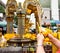 Thailand Bankok San Phra Phrom, Erawan Shine, 4 faces buddha, 4 faced buddha, praying