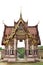 Thailand, a building devoted to the worship, or regarded as the dwelling place, or other objects of religio