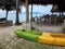 Thailand. Canoe near the sea.