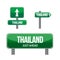 Thailand Country road sign