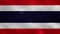 Thailand dense flag fabric wavers, background loop