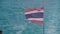 Thailand Flag ona Ferry