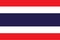Thailand flag vector.Illustration of Thailand flag