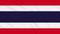 Thailand flag waving cloth, background loop