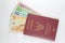 Thailand passport and New Zealand money