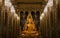 Thailand Phitsanulok Buddha statue in door beautiful