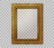 Thailand Royal gold frame on drake pattern background, Vintage photo frame antique, design pattern