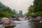 Thailand rural lanscape view of the river in mountains