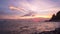 Thailand Sunset Timelapse at Naiharn Beach. Phuket Island. 4K.