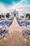 Thailand temple or grand white church Call Wat Rong Khun,at Chiang Rai province, Thailand,Contemporary unconventional Buddhist te