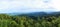 Thailand Tourism, Doi Tung natural mountain panoramic view. Thai popular landmark and landscape panorama, nature travel destinatio