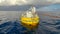 Thailand tsunami detection buoy floats in the Andaman sea