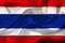 Thailand waving flag