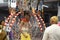 Thaipusam is a Hindu festival where devotees come together for a procession, carrying signs of their devotion and gratitude