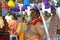 Thaipusam is a Hindu festival where devotees come together for a procession, carrying signs of their devotion and gratitude