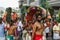 Thaipusam in Penang - Men carrying kavadi