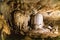 Tham Nam Lod caves in Mae Hong Son province Thailand offers beautiful stalagmite and stalactite formation in its large