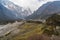 Thame village in a morning, Everest region, Nepal