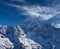 Thamserku mount in Sagarmatha National park, Nepal