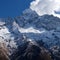 Thamserku mount in Sagarmatha National park, Nepal Himalayas