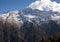 Thamserku mount in Sagarmatha National park, Nepal Himalayas