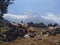 Thamserku view from Namche Bazaar, way to Everest view hotel, in a sunny day, Solukhumbu valley, Sagarmatha