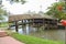 Thanh Toan Bridge, The ancient Bridge on the river perfume near Hue City, Vietnam