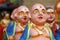 Thanjavur doll, Traditional Indian bobblehead or roly-poly toy made of terracotta material.