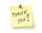 Thank note on with clipping path