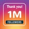 Thank you 1 million followers congratulation subscribe. 1m like follow anniversary