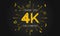 Thank you 4k followers Design. Celebrating 4000 or Four thousand followers.