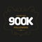 Thank you 900K Followers post for social media fans