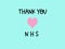 Thank you card for nhs staff