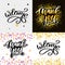 Thank You handwritten inscription. Hand drawn lettering. Thank You calligraphy. Thank you card. Vector illustration. Slogan