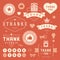 Thank You Labels and Badges typography design