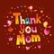 Thank You Mom greeting card