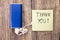 Thank You note, and blue colored energy bank and USB cable is attached. In the above picture gratitude, appreciation, or acknowled
