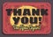 Thank You Sign See You Again Typographic Vintage Influenced Business Sign Vector Design