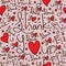 Thank you sweet chocolate seamless pattern