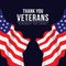 Thank you Veterans Vector Template Design Illustration