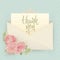Thank you. Vintage envelope and greeting card