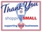 Thank Your for Shopping Small and Supporting Local Businesses Sign