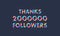 Thanks 2000000 followers, 2M followers celebration modern colorful design