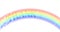 Thanks. Rainbow writes the word thank you. With an alpha channel. On a transparent background. 4K animation for motion