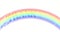 Thanks. Rainbow writes the word thank you. On white background. 4K animation for motion design, science, technology